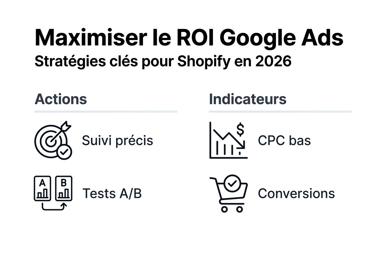 Les chiffres clés du ROI Google Ads pour votre boutique Shopify en un coup d’œil