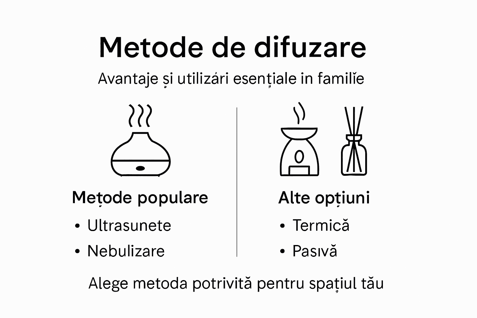 Infografic: cele mai eficiente metode de utilizare a uleiurilor esențiale în familie