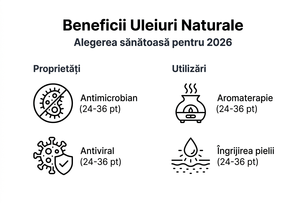 Infografic: cele mai importante beneficii ale uleiurilor naturale
