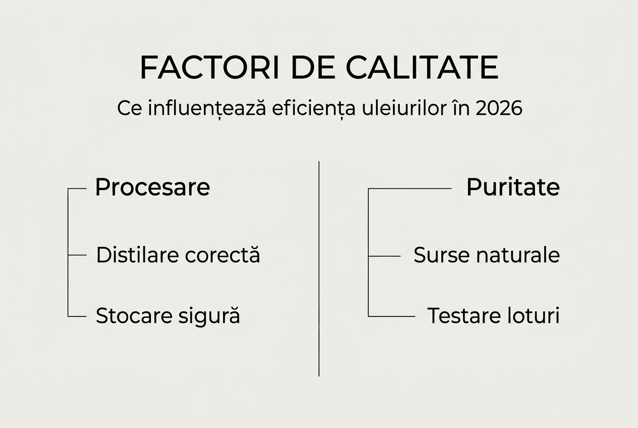 Infografic: ce trebuie să știi despre calitatea uleiurilor esențiale