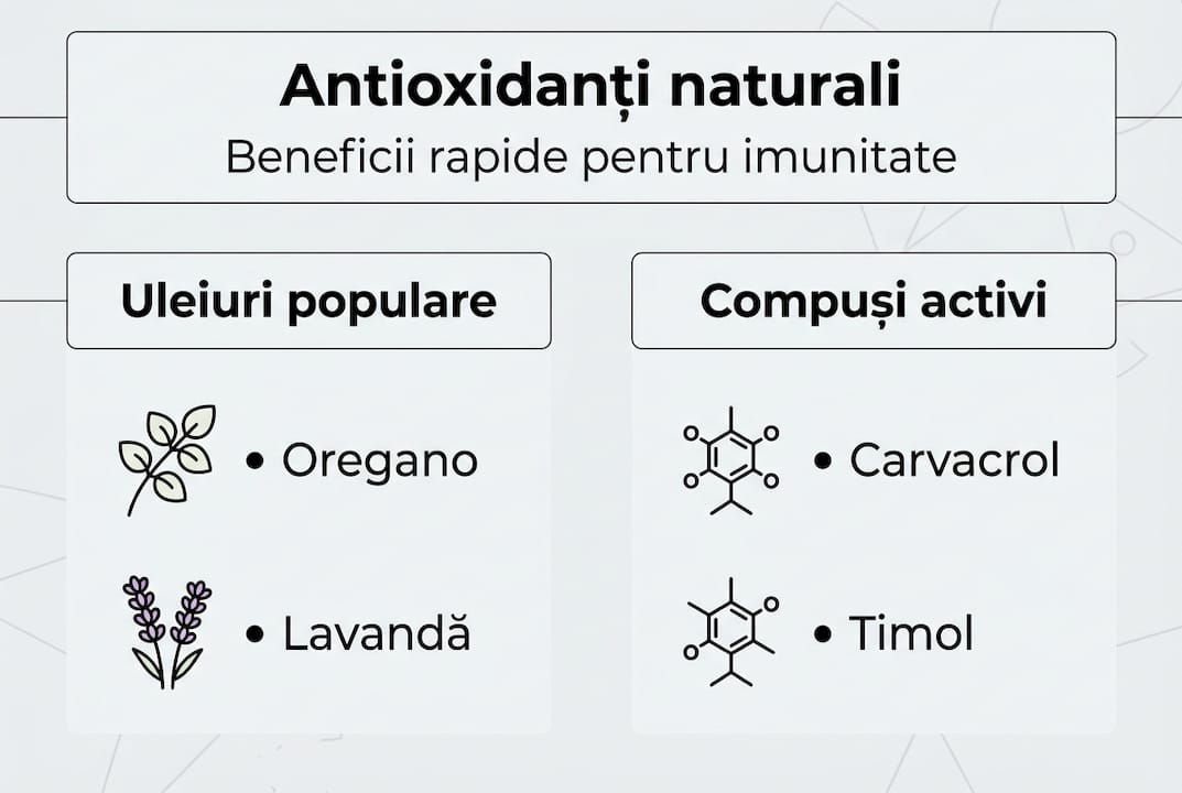 Infografic: Ce trebuie să știi despre antioxidanții din uleiurile esențiale