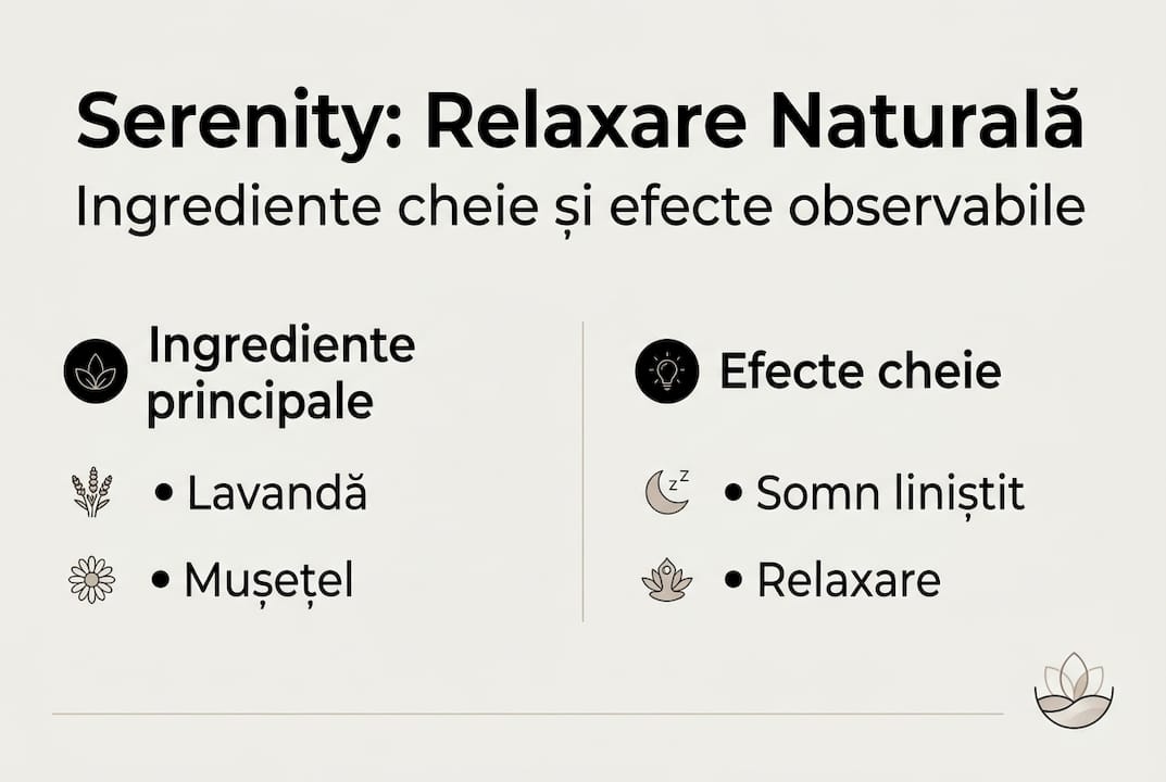Prezentare vizuală: ce conține și cum acționează Serenity de la doTERRA