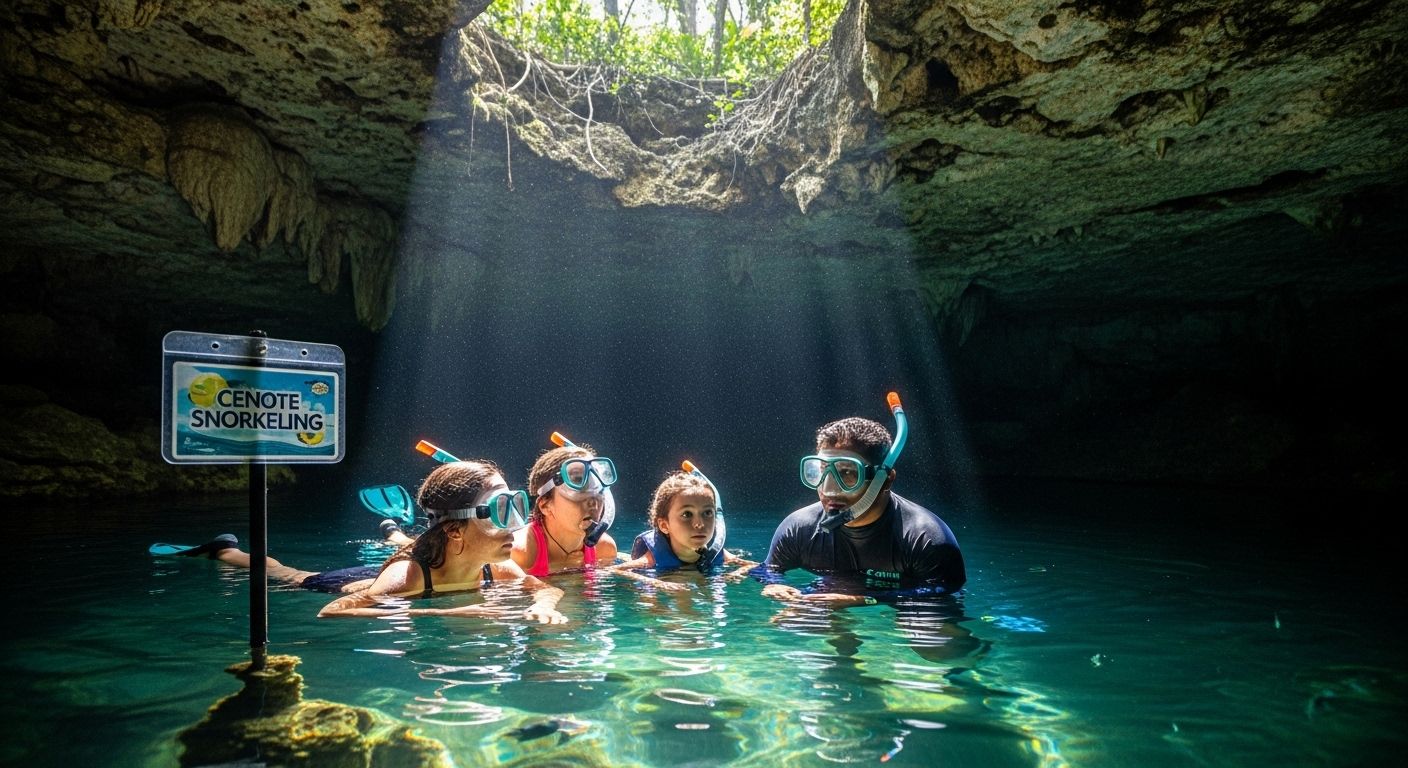 cenote snorkeling playa del carmen