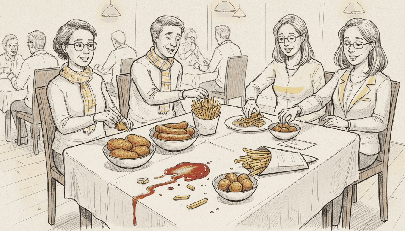 Een feesttafel vol met typisch Nederlandse hapjes