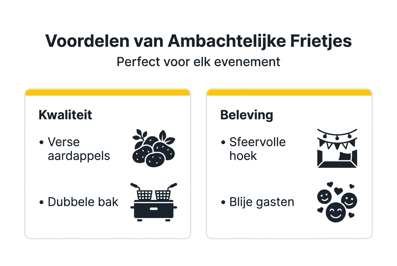 Infographic: Waarom ambachtelijke frietjes een succes zijn op jouw evenement