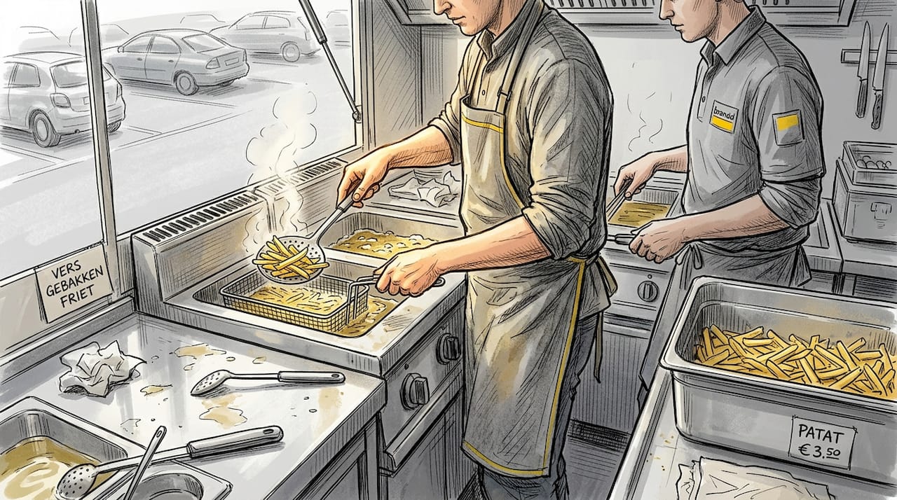 Dubbel frituren in de cateringwagen: hoe werkt het frituurproces?