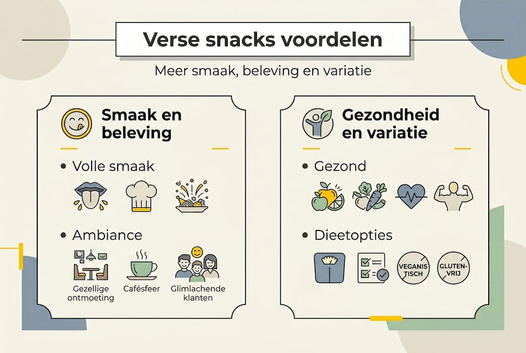 Infographic: de pluspunten van verse tussendoortjes