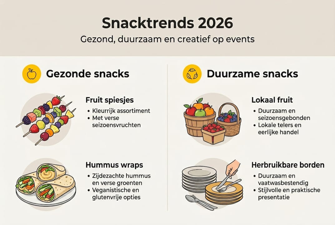 Infographic: de nieuwste trends in gezonde en verantwoorde snacks
