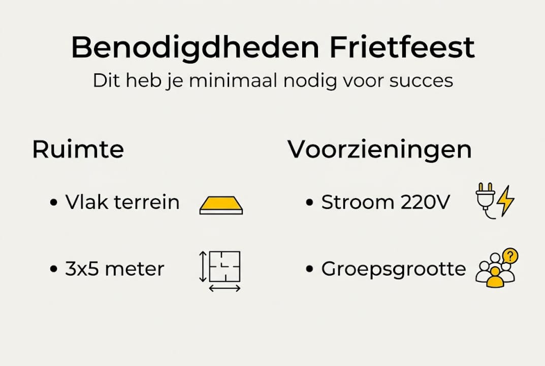 Infographic: Alles wat je nodig hebt voor het ultieme frietfeest – een handig overzicht