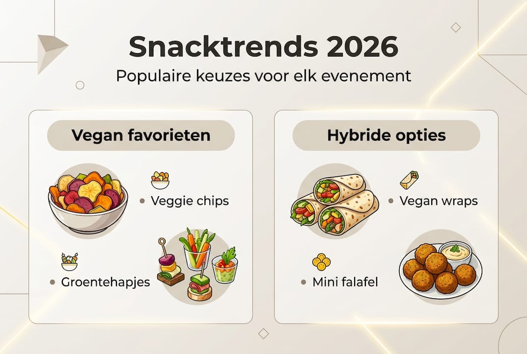 Infographic: de nieuwste trends in gezonde snacks voor op evenementen