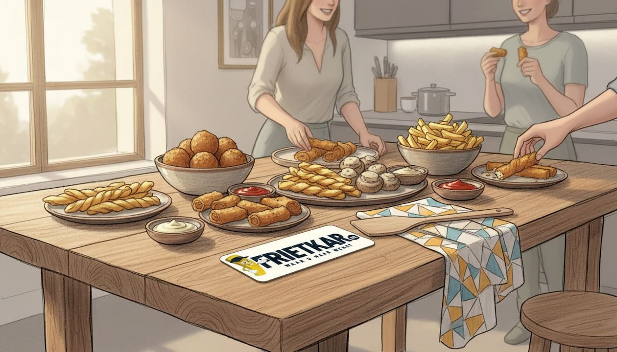 Gezellige borrelplank vol lekkere hapjes en verschillende dips