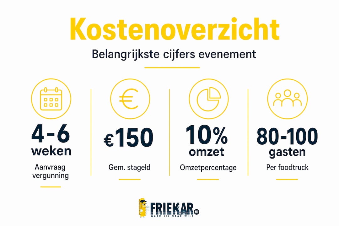 Overzicht: de belangrijkste kostenposten bij het organiseren van een foodtruck evenement