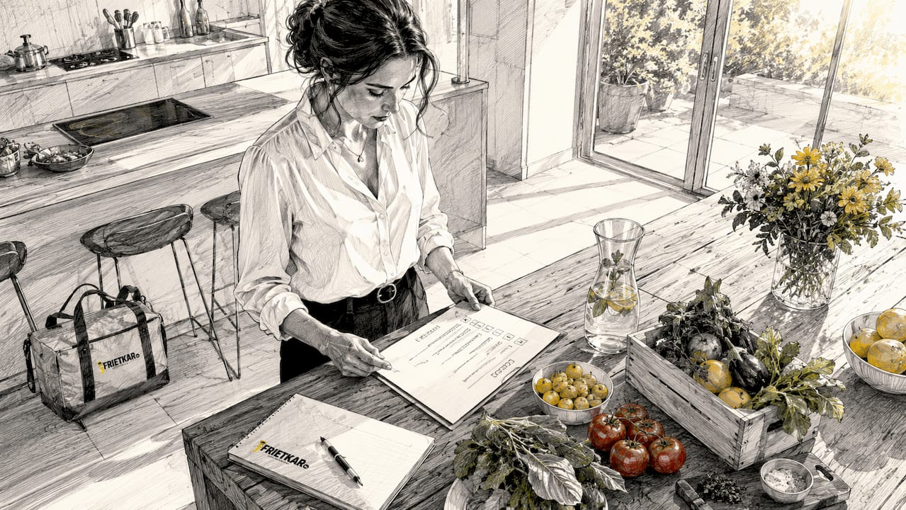 Eventorganisator stelt checklist voor catering samen
