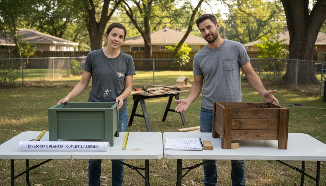 Side-by-side finished planned vs unplanned projects