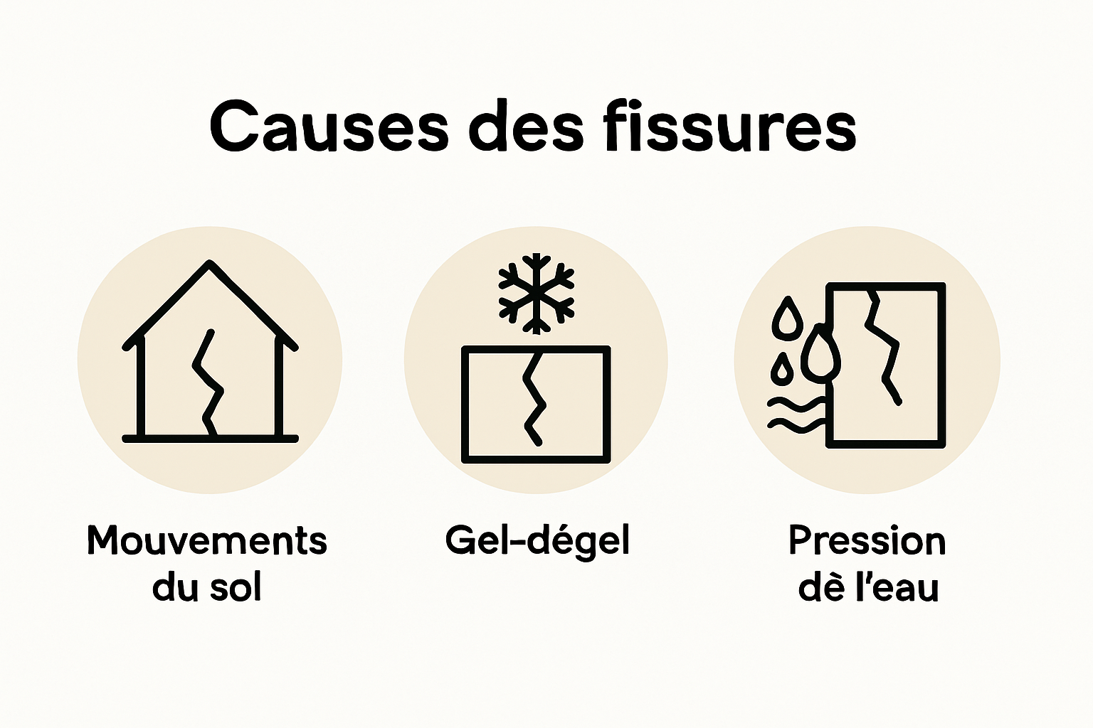 Principales causes des fissures structurelles sur murs extérieurs
