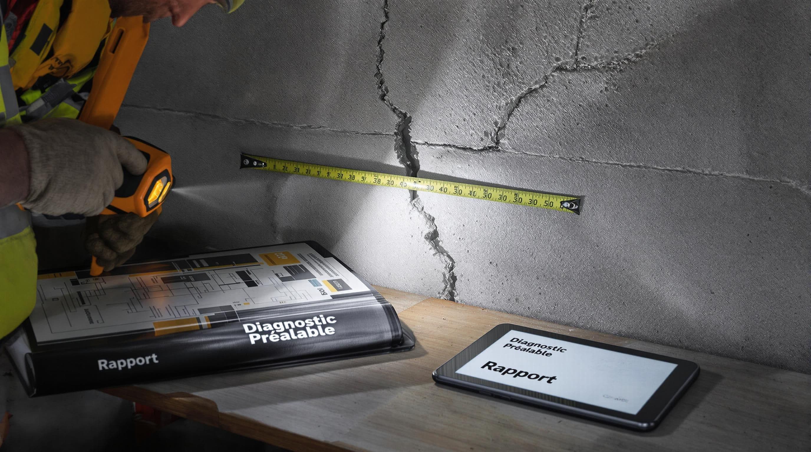 Réparer une fissure