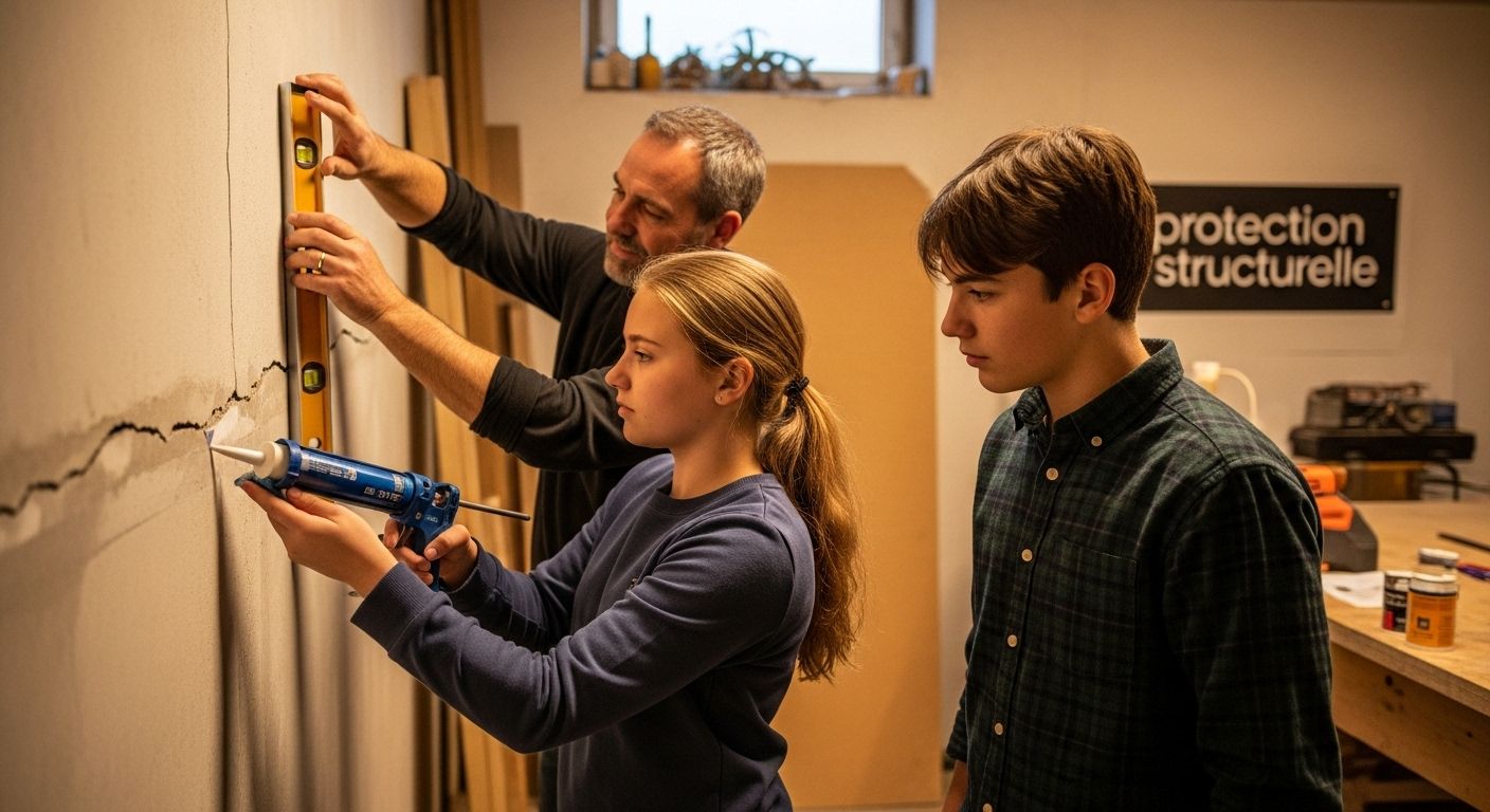 réparer fissure fondation maison