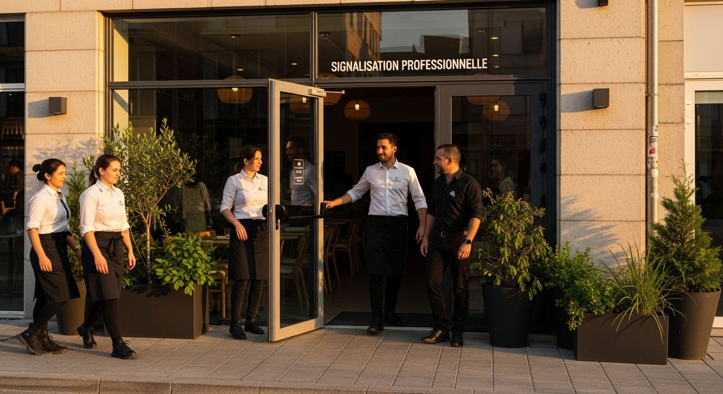 signalisation professionnelle extérieur