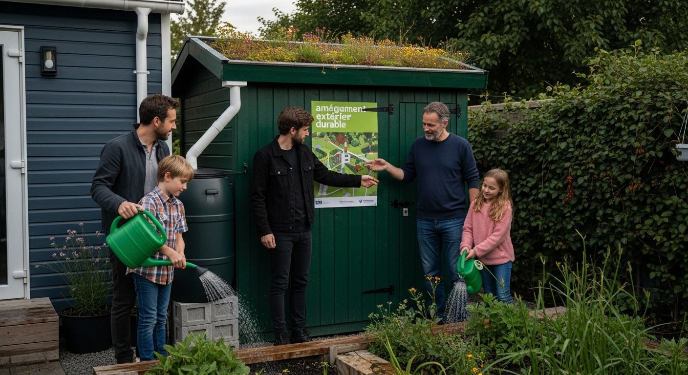 aménagement extérieur durable