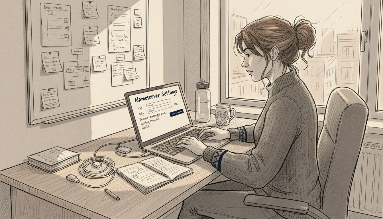 Connecting domain to hosting via DNS settings