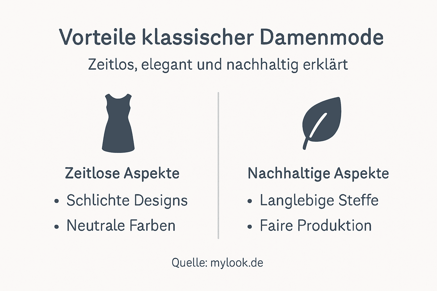 Übersicht: Die Vorteile zeitloser Damenmode auf einen Blick