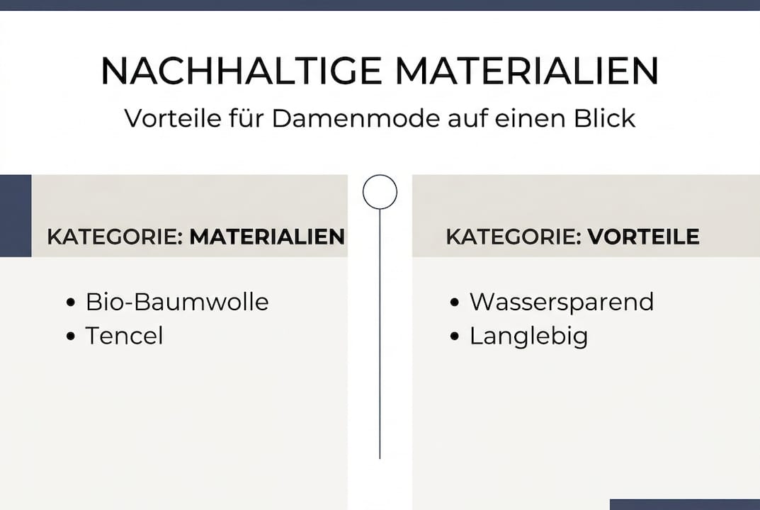 Nachhaltige Stoffe in der Damenmode – Materialien und ihre Vorteile auf einen Blick