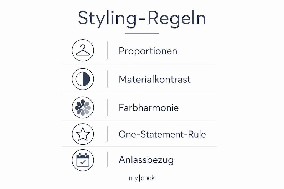 Infografik: Die wichtigsten Regeln für das perfekte Accessoire-Styling