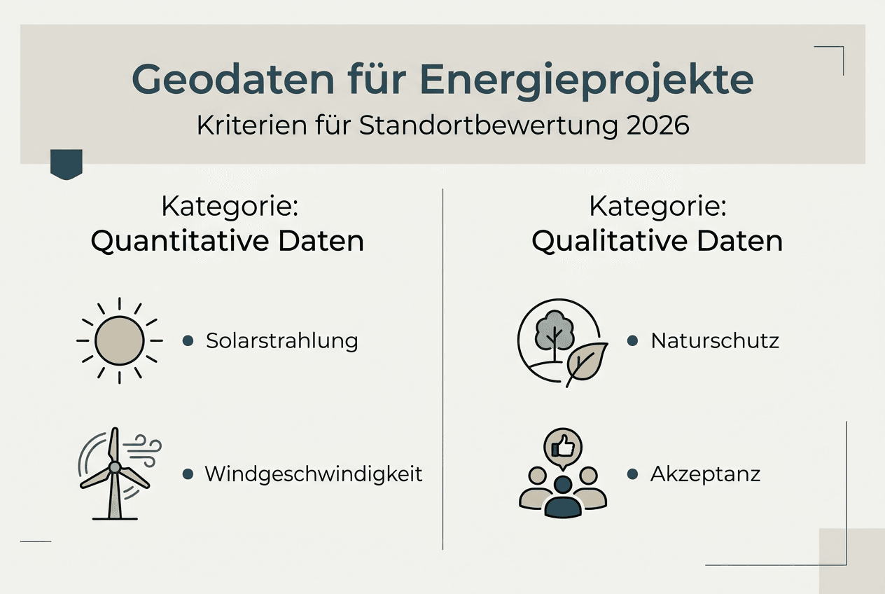 Infografik: Geodaten im Überblick – Wichtige Kriterien aus quantitativer und qualitativer Sicht