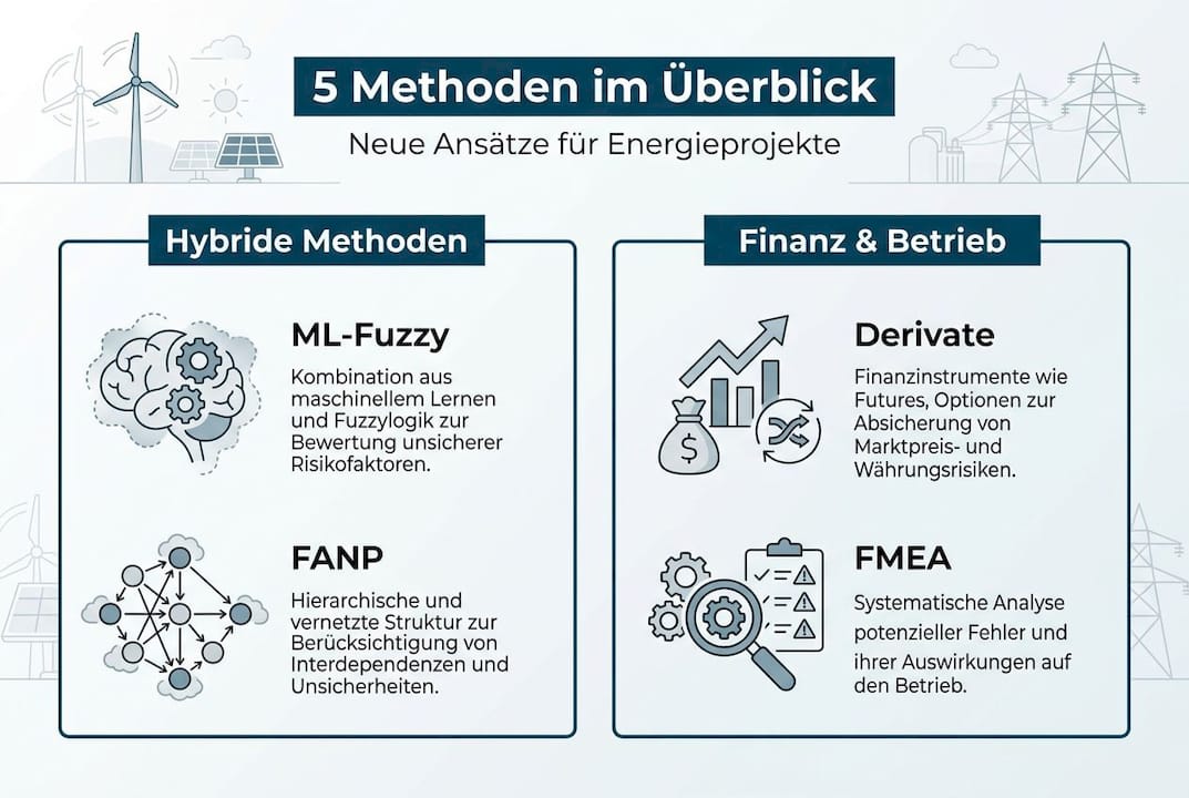 Die Infografik gibt einen anschaulichen Überblick über verschiedene Strategien im Risikomanagement.