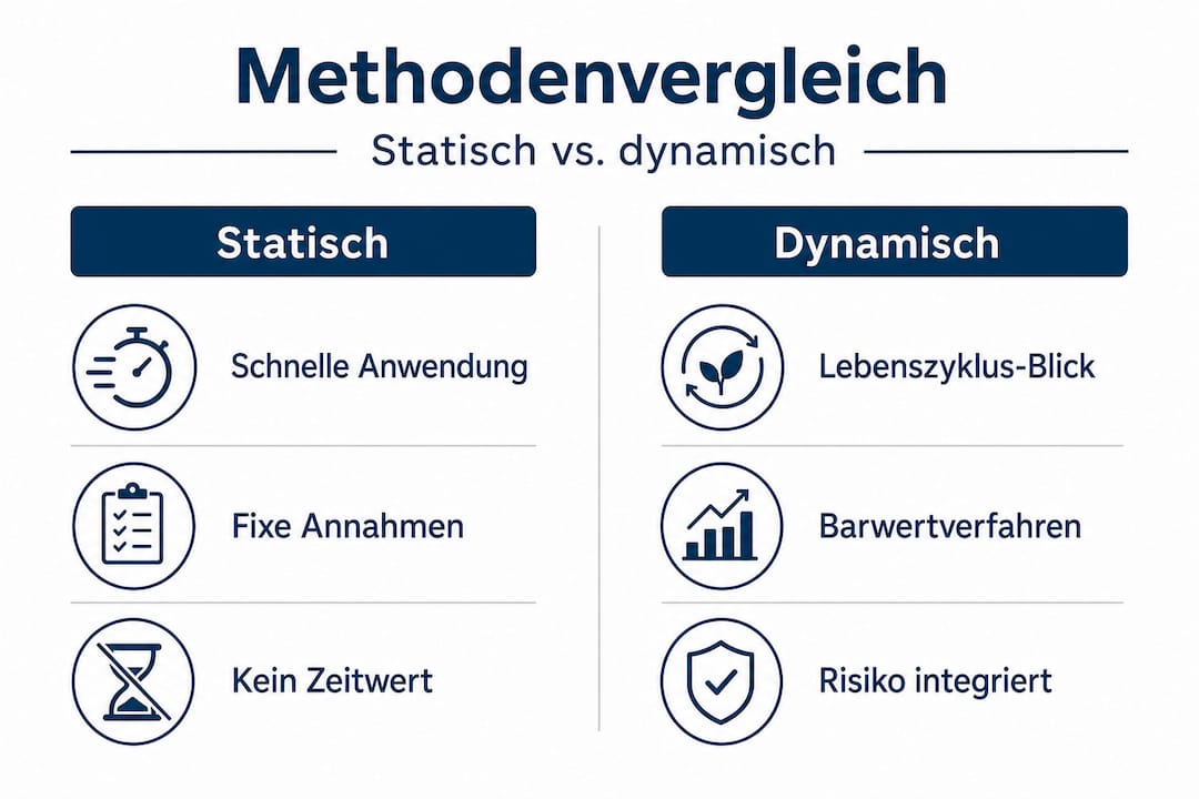 Infografik: Statische vs. dynamische Analyse im Vergleich