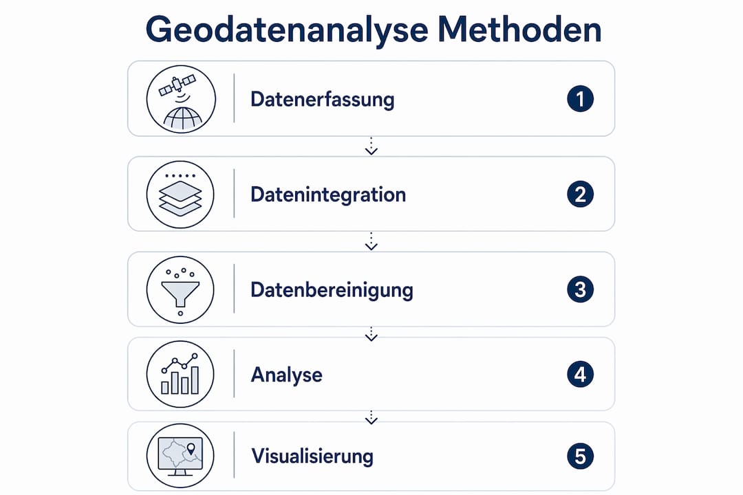 Übersichtsgrafik: So läuft eine Geodatenanalyse ab