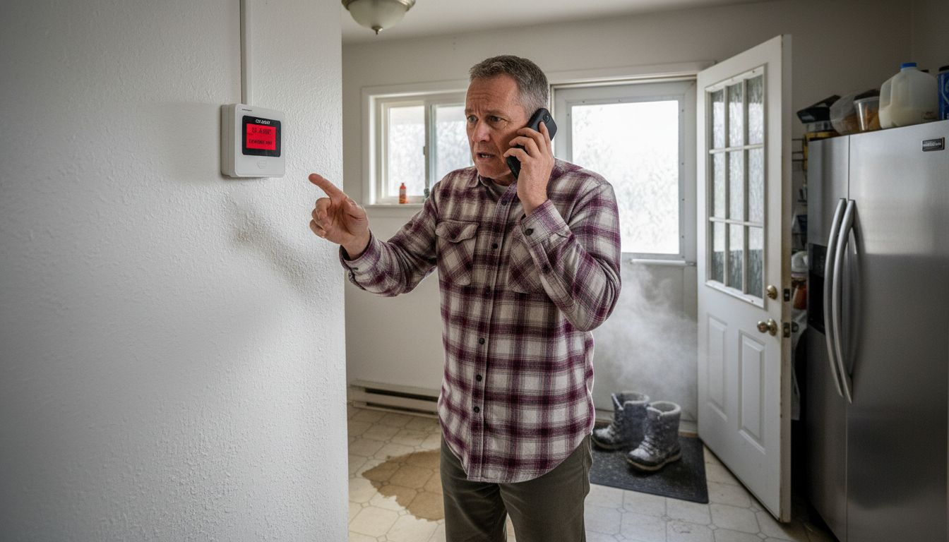 Homeowner calls for HVAC safety emergency