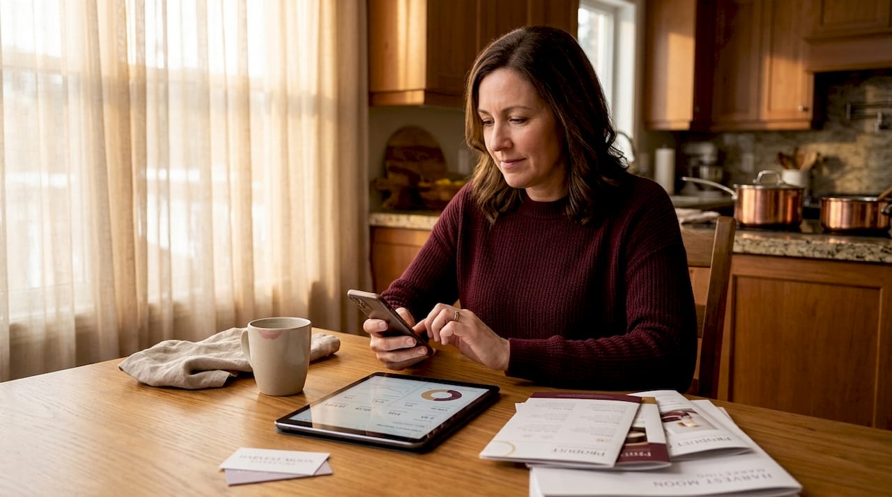 Business owner replying to social media comments