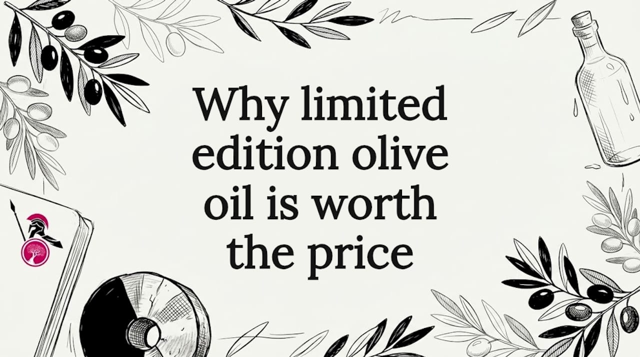 Why limited edition olive oil is worth the price - Terra Centuria