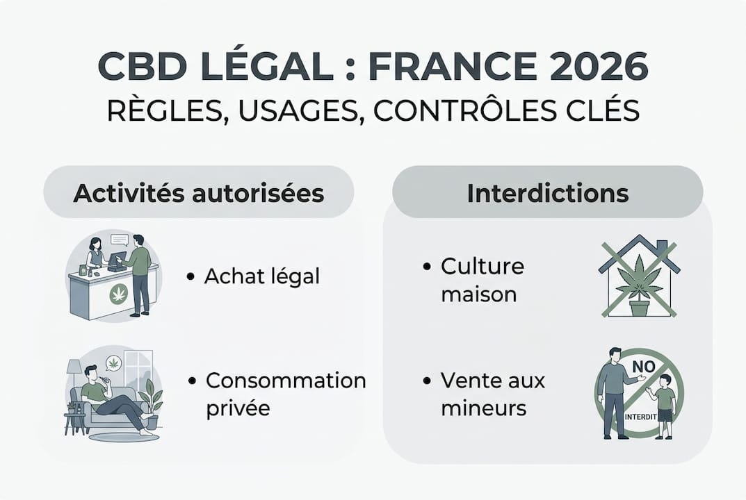 Tout savoir sur la législation et les différents usages du CBD en France : une infographie claire et complète
