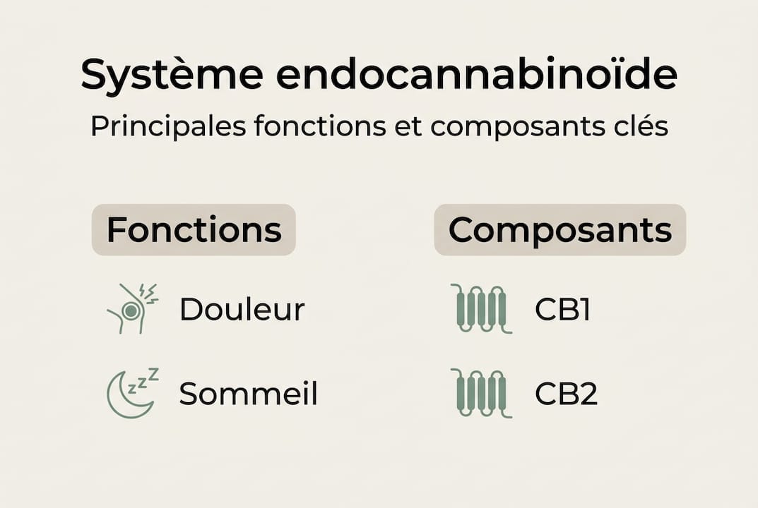 Infographie : tout savoir sur le système endocannabinoïde, ses rôles et ses principaux éléments