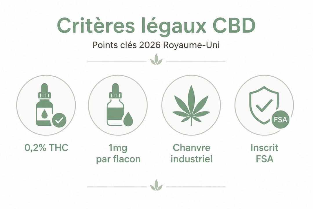 Infographie : les conditions légales du CBD au Royaume-Uni en un coup d’œil