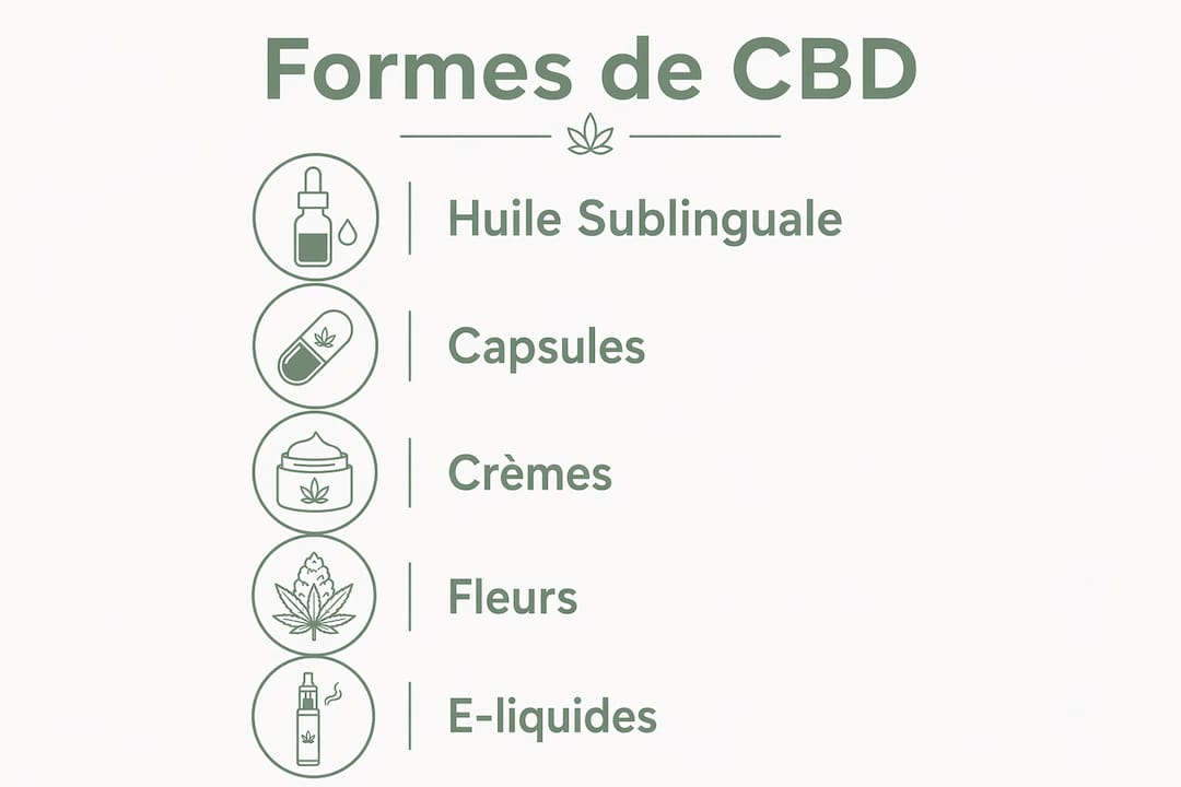 Panorama des différentes formes de CBD pour apaiser le stress
