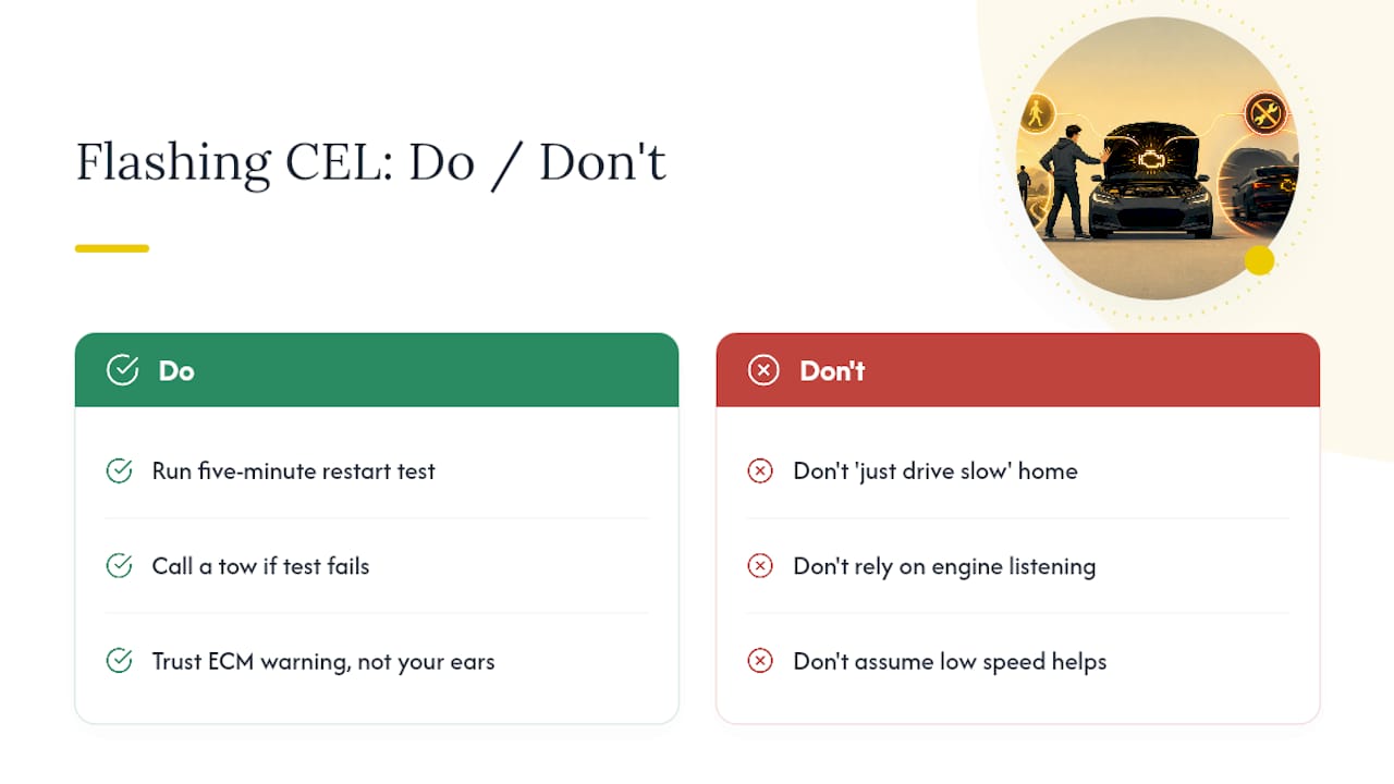 Why the "Just Drive Slow" Advice Is Backwards — overview diagram