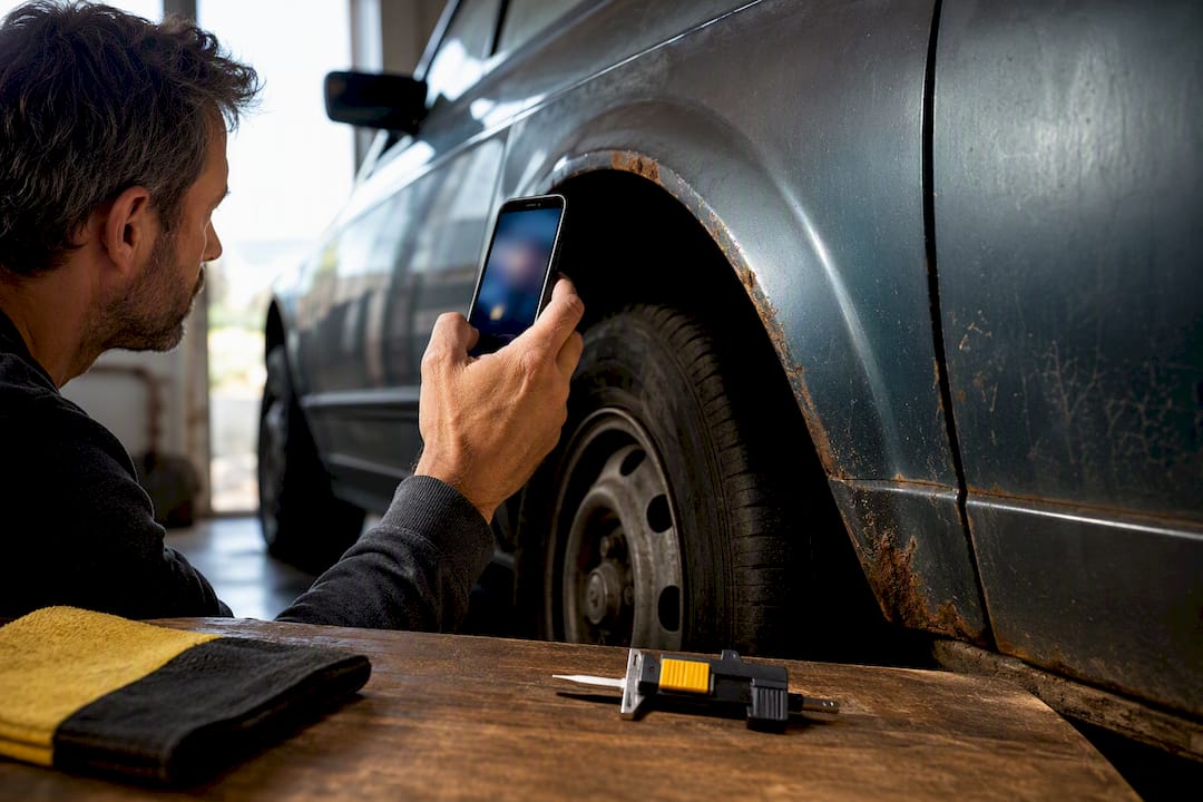 Documenting a vehicle condition before coverage changes