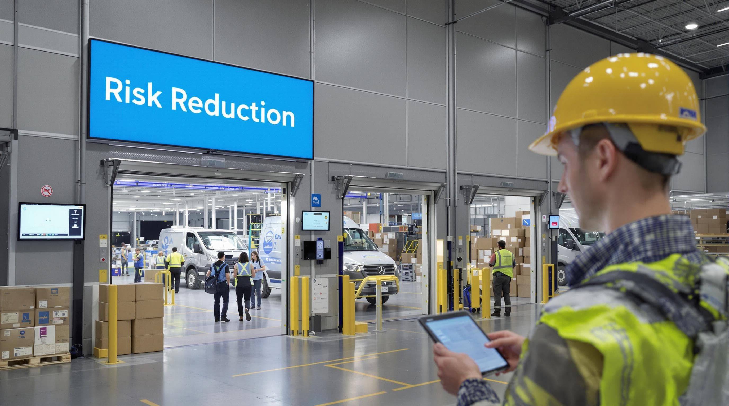 Warehouse staff use real-time tech for risk reduction