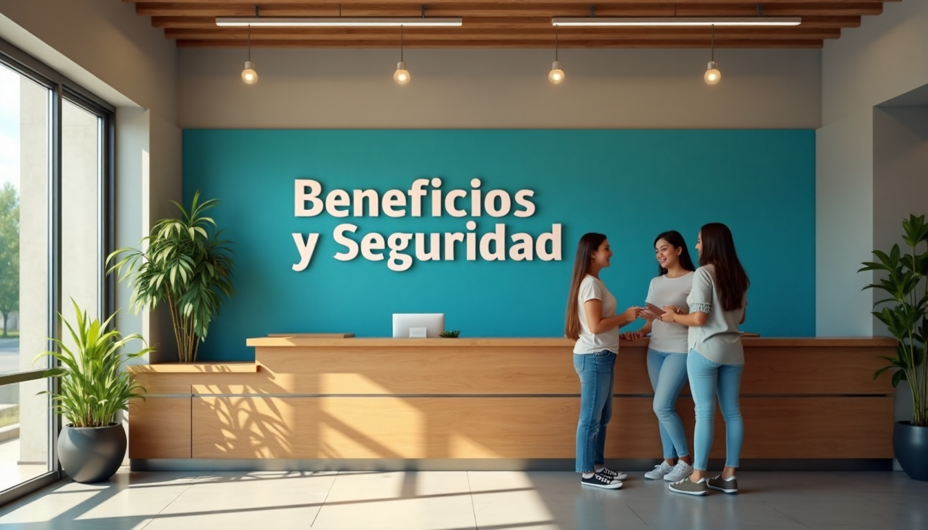 Hispanic mother and daughter open savings account at bank