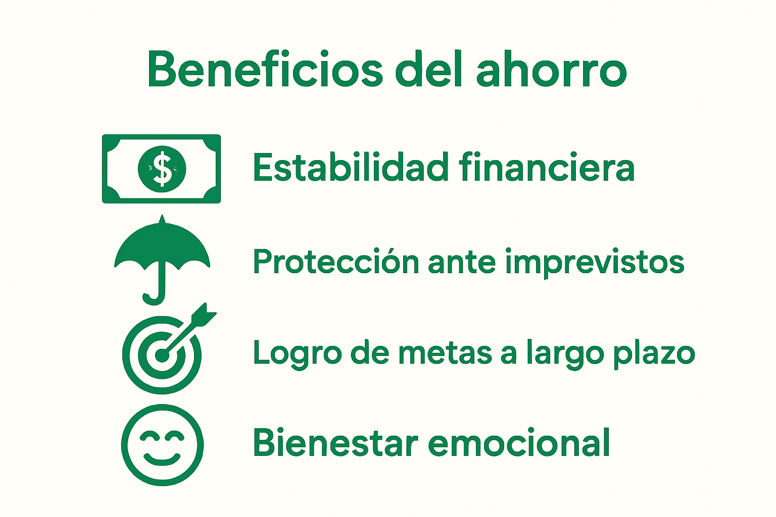 Infografía sobre beneficios clave del ahorro familiar hispano