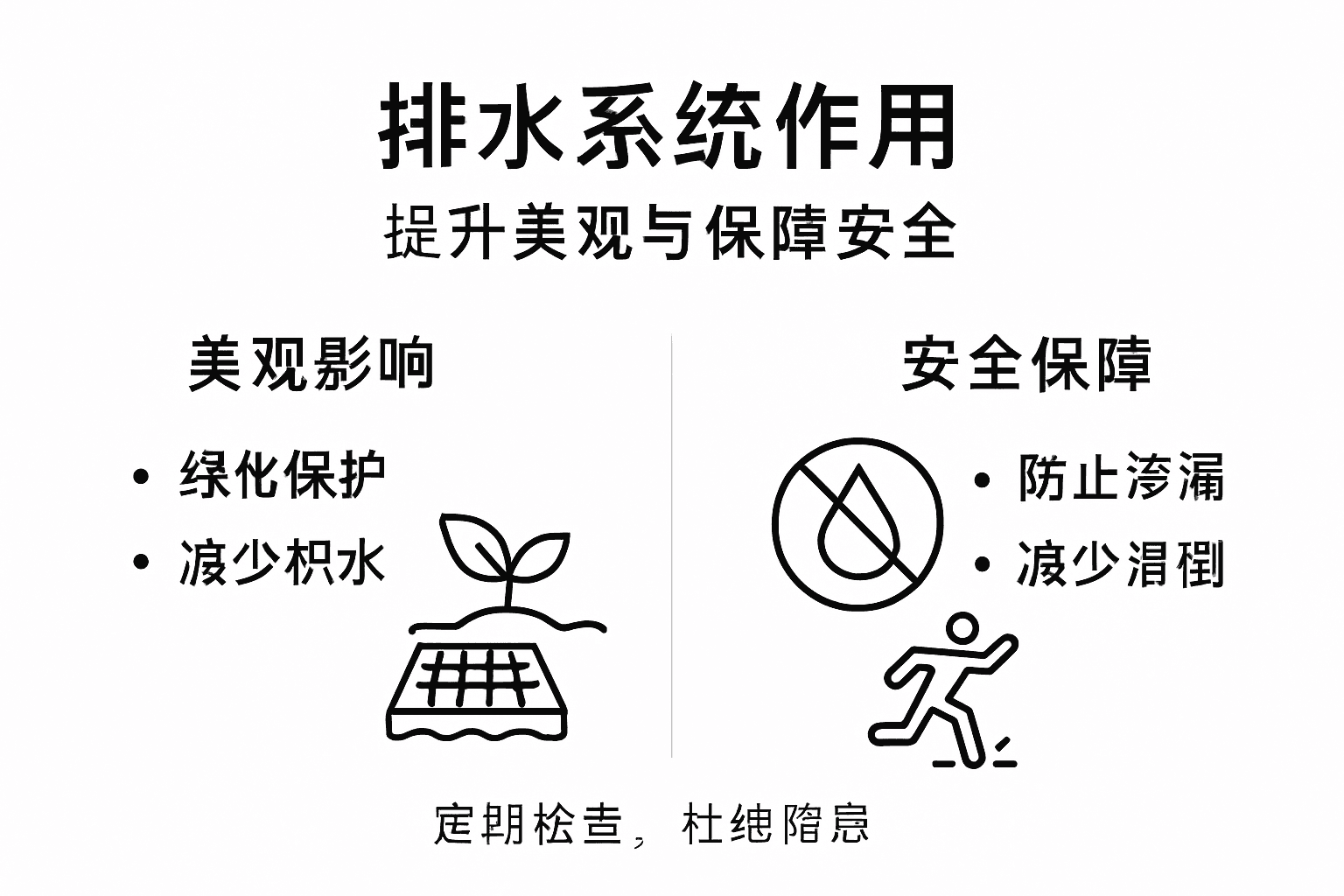 排水系统设计对美观与安全的影响一目了然