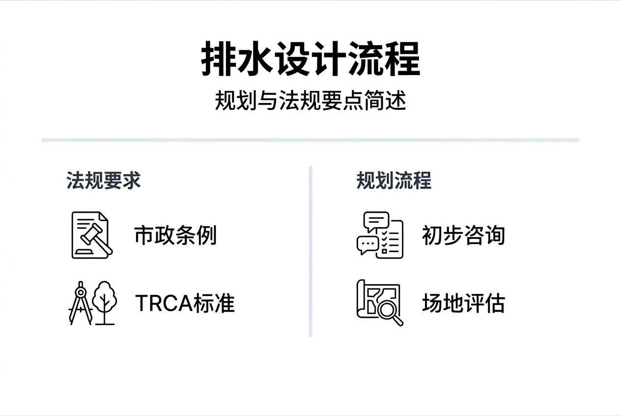 住宅排水设计规范与流程一览图