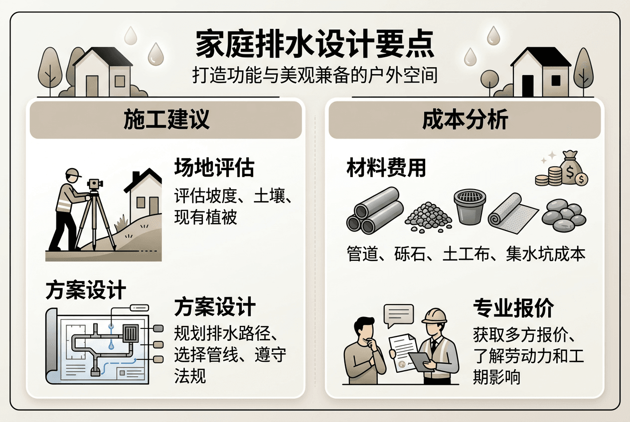排水系统设计与造价要点一览