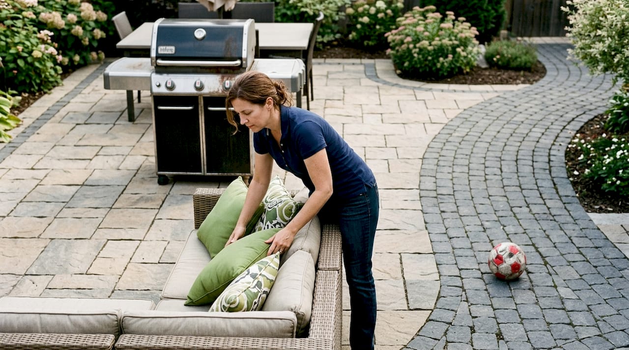 Aménagement des espaces extérieurs pour favoriser la vie familiale et les échanges dans la cour