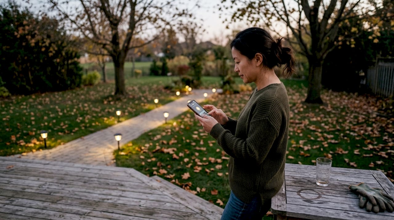 安大略省庭院智能照明应用场景展示