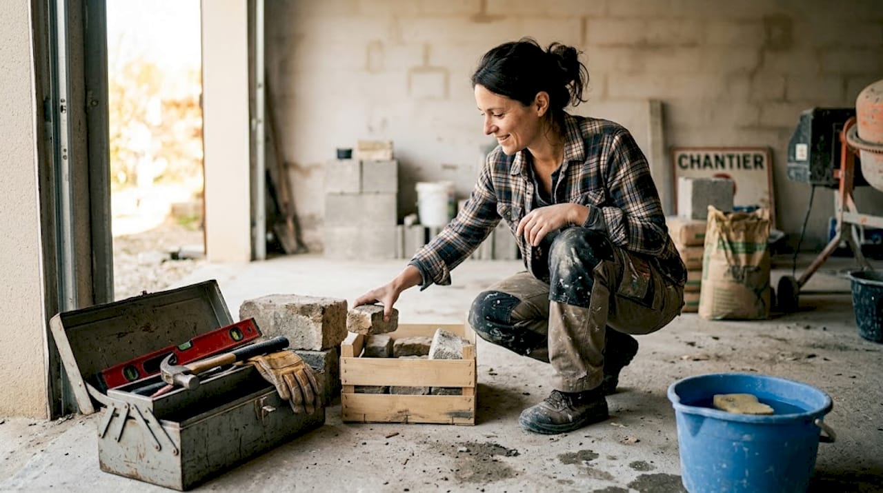 Bien choisir ses matériaux et ses outils pour construire un mur