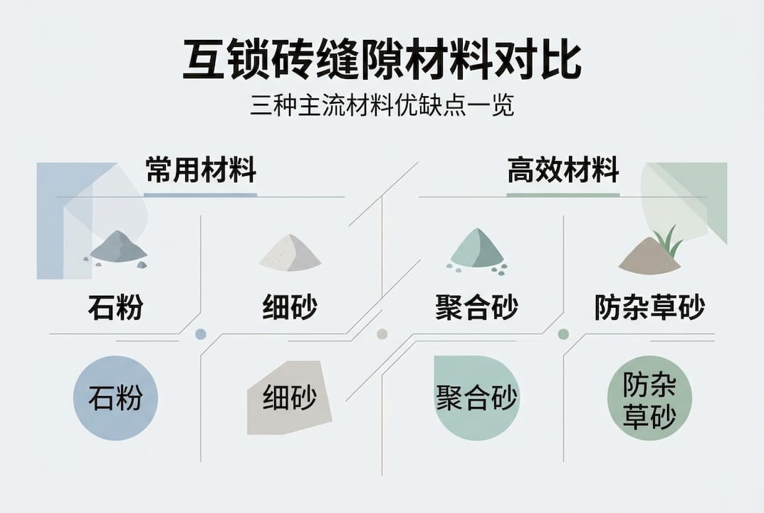 常见砖缝填缝剂类型对比一览